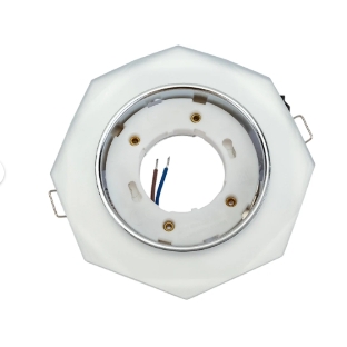 Встраиваемый точечный светильник G216 CH/WH хром/матовый GX53+3W(LED WHITE)