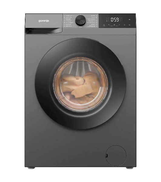 Стирально-сушильная машина Gorenje WDG2P1174A3D2S/C, отдельностоящая, ВхШхГ 845х595х590 мм, загрузка 11/7 кг, 15 программ, 1400 об/мин, цифровой дисплей, поворотное/сенсорное управление, отсрочка старта, пар, функция Aqua JetWash, AquaStop, мотор Inverter Power Drive, энергоэффективность А, цвет серый