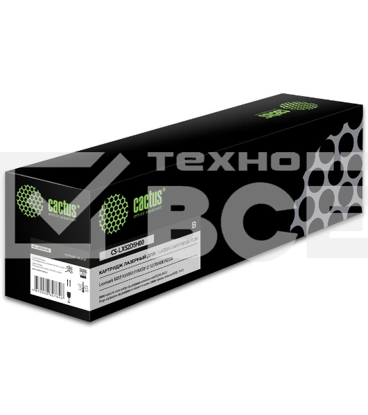 Картридж лазерный Cactus CS-LX52D5H00 (52D5H00) черный (25000 стр.) для Lexmark MS810/MS811/MS812