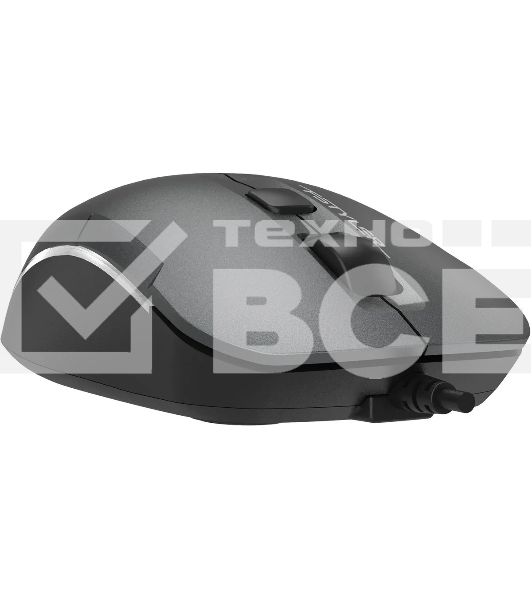 Мышь проводная A4Tech Fstyler FM26 серый/черный, 1600 dpi, USB, кнопки - 4