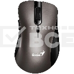 Мышь беспроводная Genius Ergo 8100S титан, 1600 dpi, радиоканал, USB, кнопки - 6, фото 1