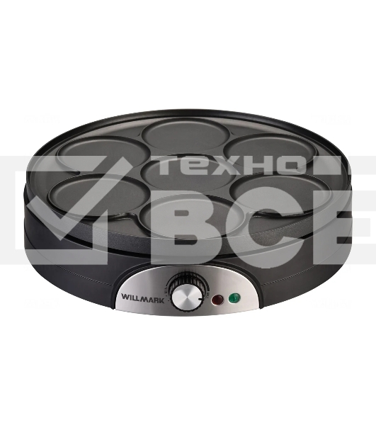 Блинница Willmark WCM-1237 (1500Вт, диаметр 37см, антипригарная поверхность,  регулятор темп.)