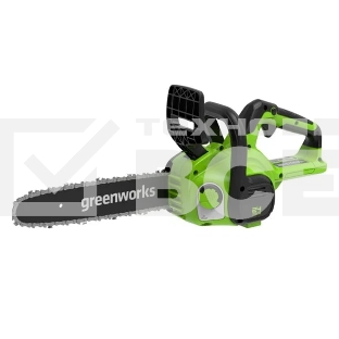 Цепная пила аккумуляторная GreenWorks G24CS25K4, 24V, 25см, c АКБ 4Ач и ЗУ (2007707UB)