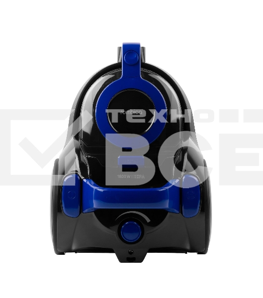 Пылесос Rombica MYCLEAN SECTOR NBL18D02 черный/синий, 360/1800 Вт, уборка сухая, пылесборник контейнер, 2.5 л