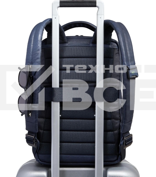 Рюкзак Piquadro Cronus CA6687S134/BLU синий кожа