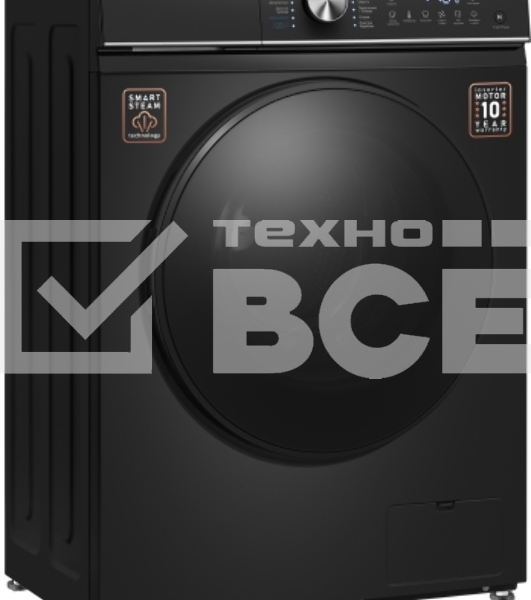 Стиральная машина Weissgauff WM 4106 D Black Edition черный, загрузка фронтальная 6 кг, 1000 об/мин, класс: А