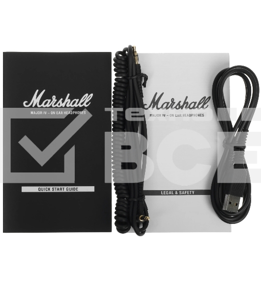Гарнитура MARSHALL Bluetooth MAJOR IV черный
