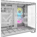 Компьютерный корпус без блока питания Case Corsair iCUE LINK 2500X RGb, Midi-Tower, TG, 2x120мм RGb, 2xUSB-A 3.2, 1xUSB 3.2 Type-C, mATX, mITX белый, фото2