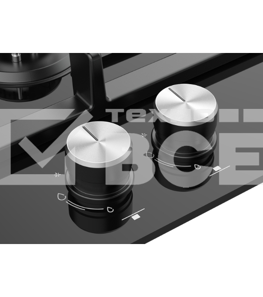 Газовая варочная панель ARDO GH32GCB2 черный