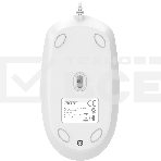 Мышь проводная Acer OMW401 белый, 2000 dpi, USB, кнопки - 4, фото4