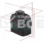 Уровень лазерный Klpro KLLZR93 2кл.лаз. 635нм цв.луч. красный 3луч., фото 1