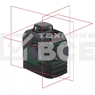 Уровень лазерный Klpro KLLZR93 2кл.лаз. 635нм цв.луч. красный 3луч.