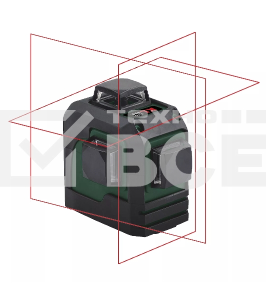 Уровень лазерный Klpro KLLZR93 2кл.лаз. 635нм цв.луч. красный 3луч.