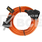 Удлинитель-шнур силовой Garden Series Denzel ПВС, 10 м, 1 розетка, 3x1 мм, фото4