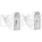 Комплект настенных регулируемых кронштейнов Royal Thermo Design 100, белые, фото3