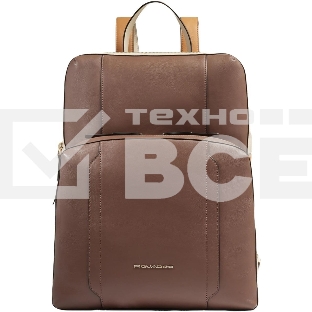 Рюкзак женский Piquadro Circle CA6216W92/MBE коричневый/бежевый кожа