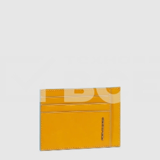 Чехол для кредитных карт Piquadro Blue Square PP2762B2R/G шафрановый натур.кожа