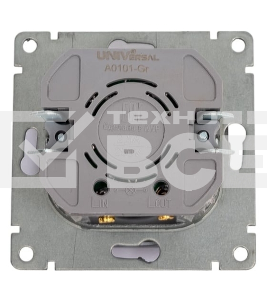 Светорегулятор СП Афина 500Вт механизм графит Universal A0101-Gr