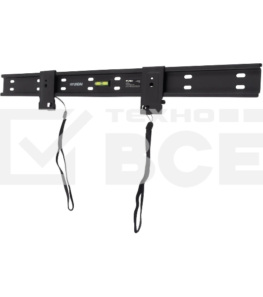 Кронштейн для телевизора Hyundai SL-X2 черный 37'-75' макс.50кг настенный фиксированный