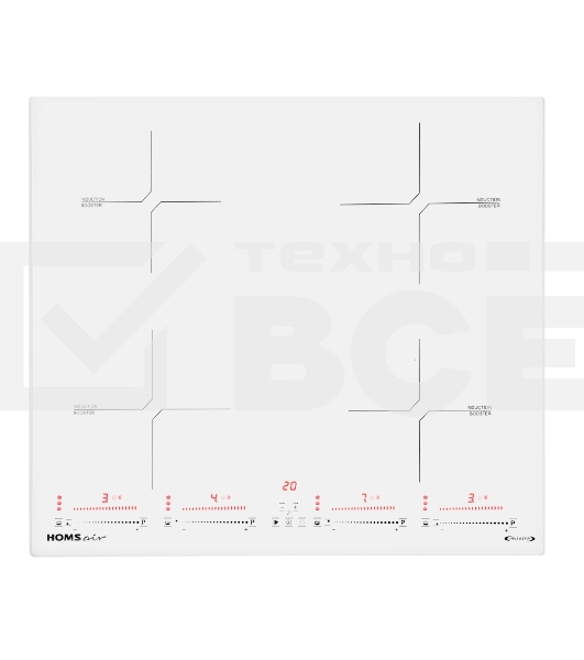 Индукционная варочная панель HOMSair HIC64SWH Inverter