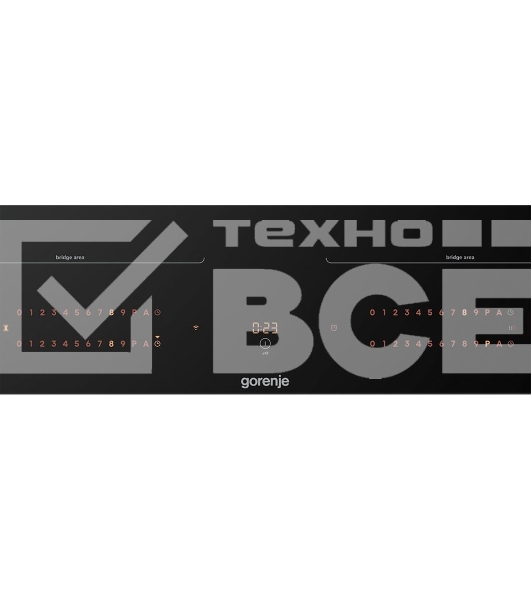 Варочная панель Gorenje, индукционная, 60 см, 4 конфорки, сенсорное управление, таймер, объединение конфорок Bridge Zone, автораспознавание посуды, PowerBoost, растапливание SoftMelt, сенсоры Iqgrill/iqfry/iqpro, защита от детей, черный