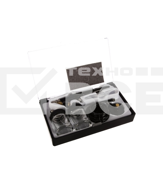 Аэрограф FUBAG AGS22/0.5 110101 с двумя сменными бачками (11л/мин 2 бар 2х22 мл 0.5 мм) + набор кейс