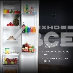 Холодильник Hyundai CS4505F черная сталь двухкамерный Side by Side 271/165л морозилка сбоку, фото10