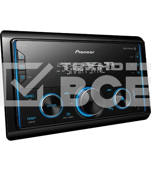 Автомагнитола Pioneer MVH-S425BT 2DIN 4x50Вт ПДУ RDS