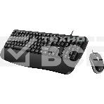 Комплект клавиатура+мышь Genius KM-123 проводной, USB, 1200 DPI, черный, фото2