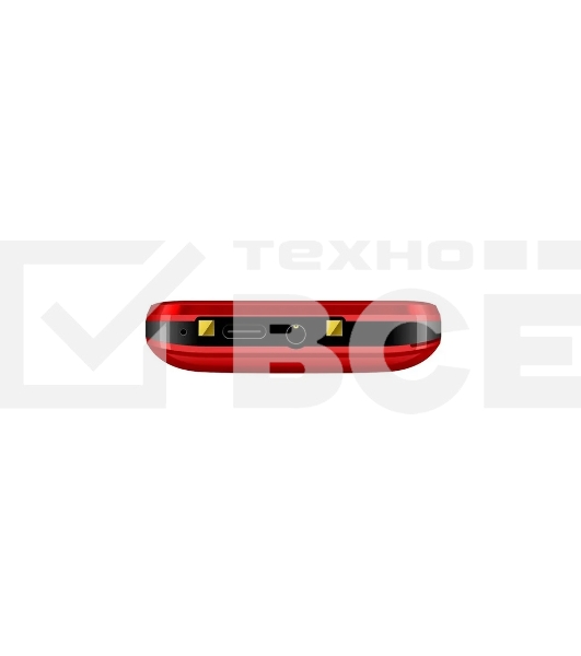 Мобильный телефон BQ 2006 Comfort красный/черный