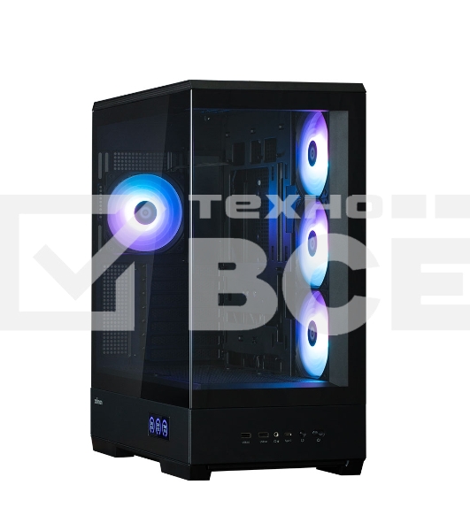 Компьютерный корпус ZALMAN P50 DS, ATX, BLACK, WINDOW, 2x3.5