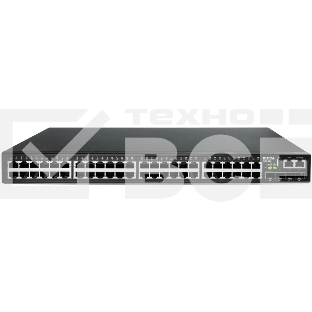 Коммутатор Yunke 10G L3 Switch (48x 10/100/1000Base-T + 4x 10GbE (SFP+)), Default with fixed redundant AC+AC power