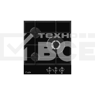 Газовая варочная поверхность LEX GVG 431 BBL, черный