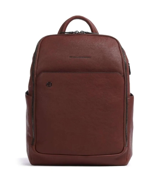 Рюкзак мужской Piquadro Black Square CA6501B3/CU, кожа, табачный