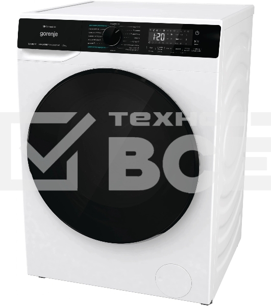 Стирально-сушильная машина Gorenje WD2PA854ADW/C белый загр. фронтальная макс.: 8 кг 1400об/мин класс: А++