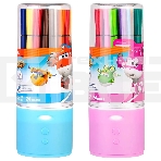 Фломастеры Deli EC150-24 Super Wings 24цв. пластиковая туба, фото3