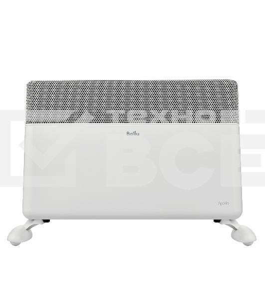 Комплект Ballu Apollo Transformer с блоком управления и шасси BEC/AT-2500-4E белый, 2500 Вт, 30 м2, дисплей, термостат