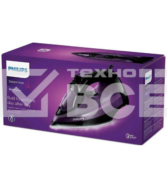 Утюг Philips DST5030/80 2400 Вт, фиолетовый