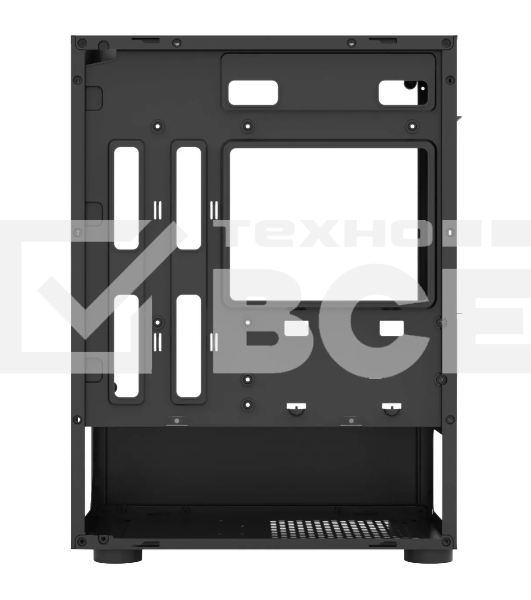 Компьютерный корпус Bloody BD-CC102F черный без БП mATX 2x120mm 2xUSB2.0 1xUSB3.0 audio bott PSU
