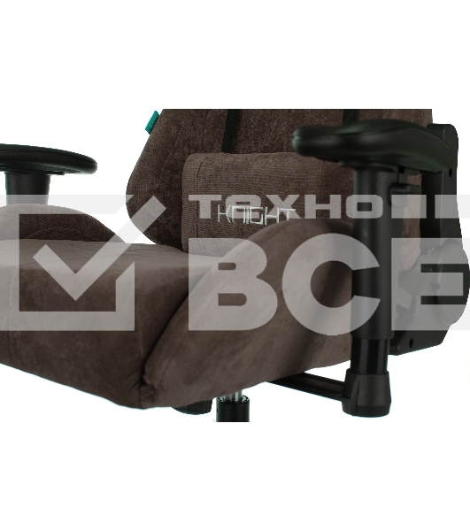 Кресло игровое Бюрократ VIKING KNIGHT LT10 FABRIC коричневый крестовина металл/пластик