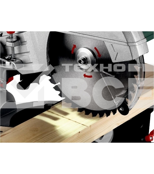 Торцовочная пила Metabo KS 216 M Set 1100Вт 5000об/мин d=216мм