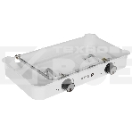 Плитка газовая Delta D-2206 двухконфорочная; белый, фото3