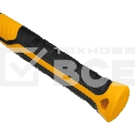 Киянка резиновая Denzel 450 г, черно-белая, фибергласовая рукоятка c TPR покрытием, фото2