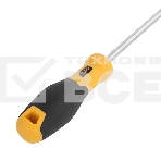 Крестовая отвертка Deli DL638250 PH3x250мм Материал: CR-V. Двухкомпонентная ручка. Хромированная., фото2