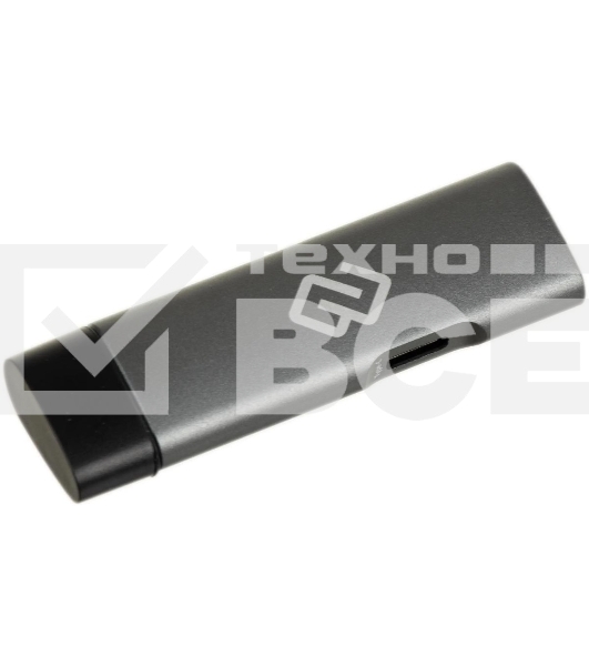 Кард-ридер Digma CR-СU2522-G/серый/SD/TF/micro-SD/micro-SDXC/miсro-SDHC/USB 2.0/USB Type-C/алюминий