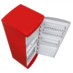 Холодильник Schaub Lorenz SLU S339R3 красный двухкамерный 230/94л морозилка снизу, No Frost, фото7