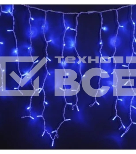Гирлянда Бахрома OIC100LSE-B-T-I4 100LED 2м син. SHlights 4610003324940