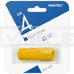 Флеш диск SmartBuy 4GB CLUE Yellow (SB4GBCLU-Y), фото 1