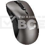 Мышь беспроводная Genius Ergo 8100S титан, 1600 dpi, радиоканал, USB, кнопки - 6, фото2