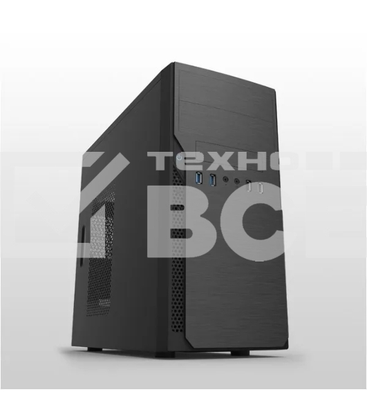 Компьютерный корпус с блоком питания 450Вт. Case Foxline mATX, 450W, 2xUSB 3.0, 2xUSB 2.0, powercord